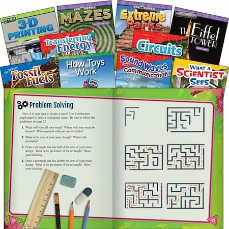 Shell Education Teacher Created Materials Set, STEM, Math/Science, 4th SHL100581